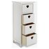 Argos Home 4 Drawer Storage Unit - White