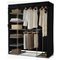 Argos Home Metal and Polycotton Triple Wardrobe - Black