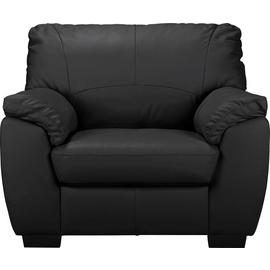 Argos Home Milano Leather Armchair - Black