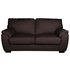 Argos Home Milano 2 Seater Leather Sofa Bed - Chocolate