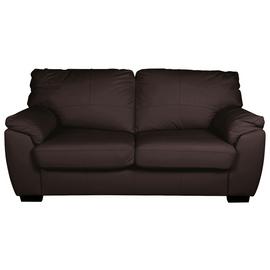 Argos Home Milano Leather 2 Seater Sofa Bed - Chocolate