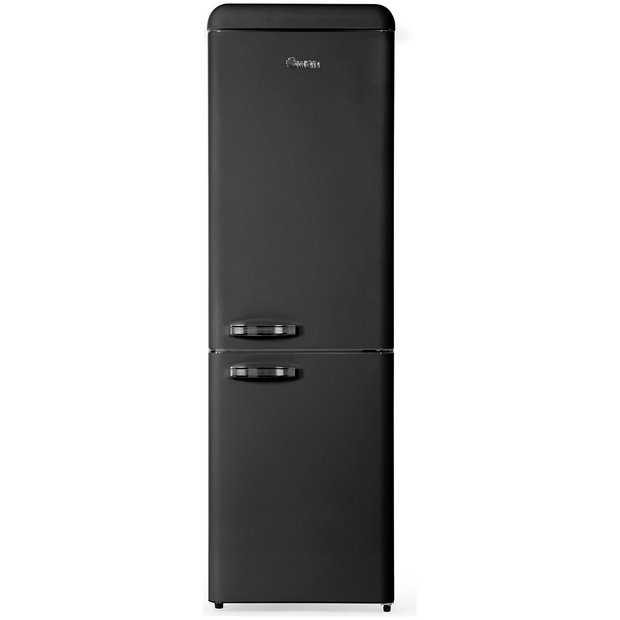 Buy Swan SR11020BN Retro Tall Fridge Freezer Black Fridge freezers