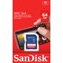 SanDisk Blue SD Memory Card - 64GB