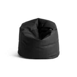 Kaikoo Faux Leather Bean Bag - Black
