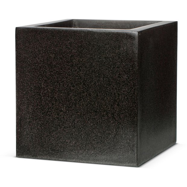 Buy Capi Lux Black Square Planter 40cm at Argos.co.uk Your Online