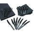 Cutlery, Napkins and Tablecloth Set - Black