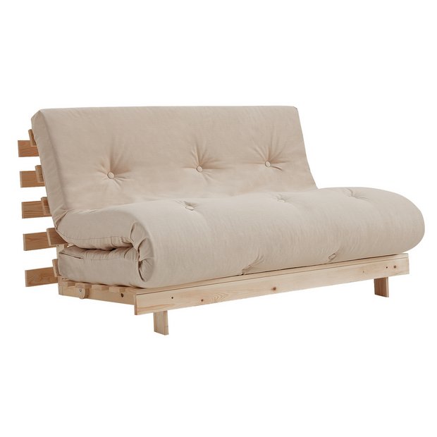 Buy ColourMatch Tosa 2 Seater Futon Sofa Bed - Cotton Cream at Argos.co