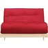 ColourMatch Tosa Futon Sofa Bed with Mattress - Poppy Red