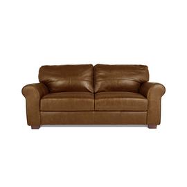 Argos Home Salisbury Leather 3 Seater Sofa - Tan