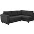 Fernando Fabric Right Hand Sofa Bed Corner Group - Charcoal
