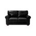 Heart of House Salisbury Regular Leather Sofa - Black
