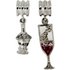 Link Up Sterling Silver Wine and Glass Drop Charms2.
