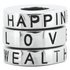 Link Up S.Silver Love, Wealth and Happiness Charms3.