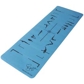 Davina McCall Fitness 6mm TPE Yoga Exercise Mat - Blue