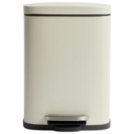 Argos Home 5 Litre Rectangular Bin - Natural