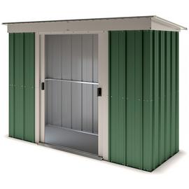 YardMaster Hercules Metal Pent Garden Shed - 8 x 4ft