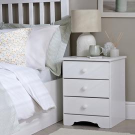 Argos Home Nordic 3 Drawer Bedside Table