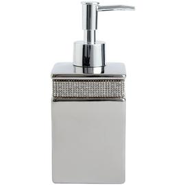 Argos Home Sparkle Ceramic Soap Dispenser - Silver