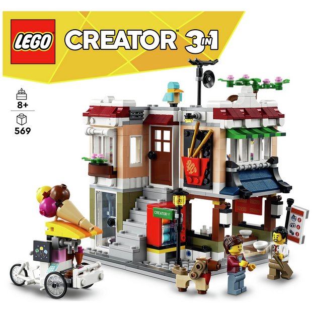 Buy LEGO Creator 3in1 Downtown Noodle Shop Building Toy 31131 | LEGO | Argos