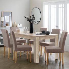 Argos Home Preston Extending Dining Table & 6 Chairs