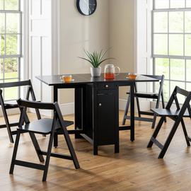 Julian Bowen Savoy Dining Table & 4 Chairs