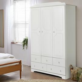Argos Home Nordic 3 Door 5 Drawer Wardrobe - White