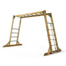 Plum Wooden Free Standing Monkey Bars