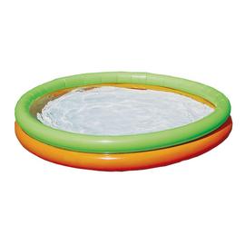 Chad Valley 4.2ft 2 Ring Round Kids Paddling Pool - 296L