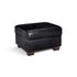 Argos Home Salisbury Leather Storage Footstool - Black