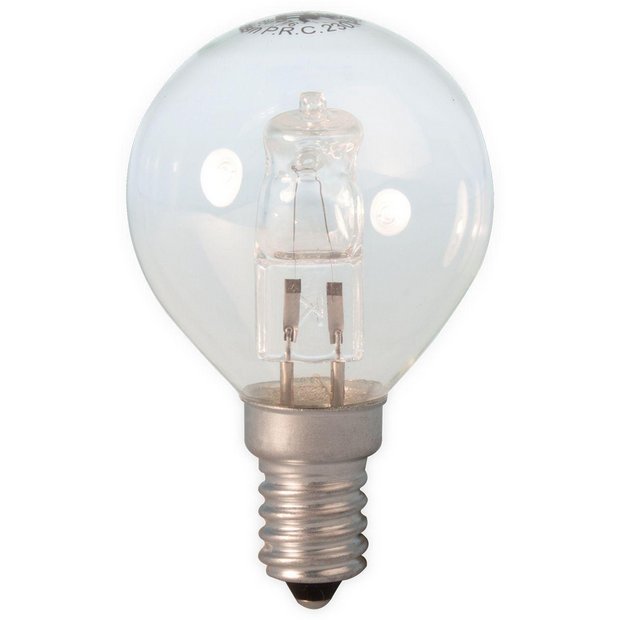 Buy Calex Halogen Golf Ball 42W E14 Clear Glass Dimmable Bulb at Argos