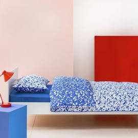 Habitat 60 Jackson Blue & White Cotton Bedding Set