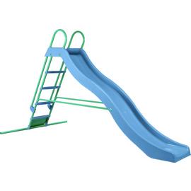 Chad Valley 9ft Kids Wavy Garden Slide - Blue