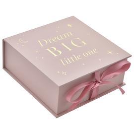 Bambino Dream Big Keepsake Box - Pink