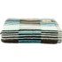 Christy Supreme Capsule Stripe Guest Towel - Aqua