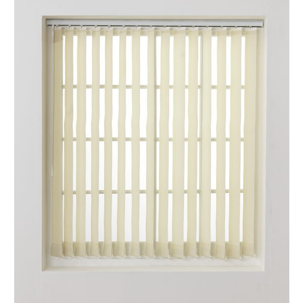 Vertical Slat Blinds Pack 122X229Cm Cream : Vertical Blind Slats