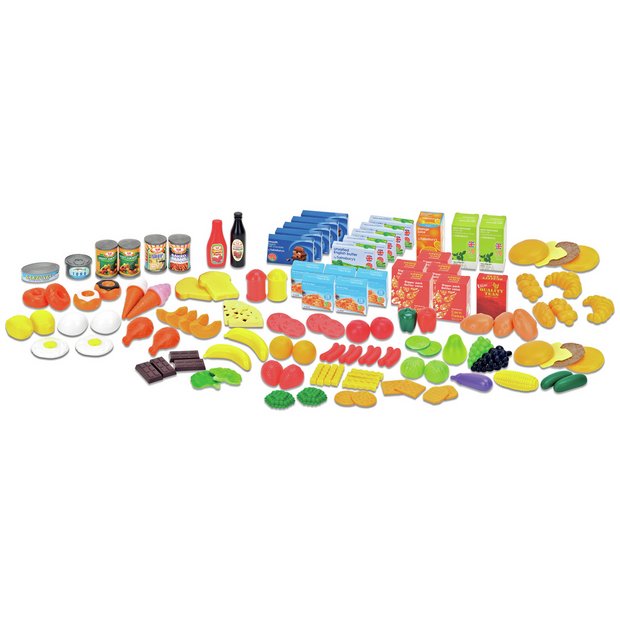 Argos wooden store play food