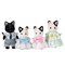 Sylvanian Families Tuxedo Cat Family