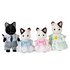 Sylvanian Families Tuxedo Cat Family