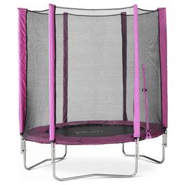 Plum Junior 6ft Trampoline & Enclosure - Pink