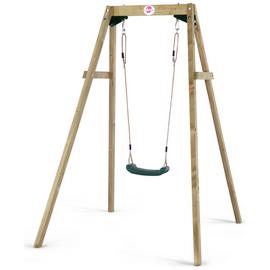 Plum Wooden Single Swing Set