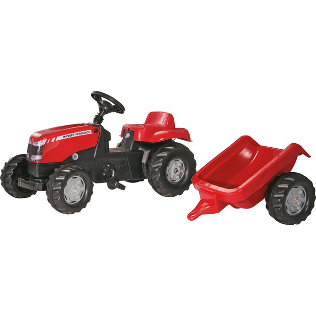 Buy Rolly Toys Massey Ferguson Tractor and Trailer at Argos.co.uk