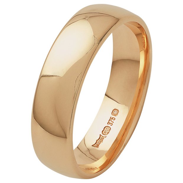 Buy 9ct Gold 5mm Court Wedding Ring at Argos.co.uk Your Online Shop