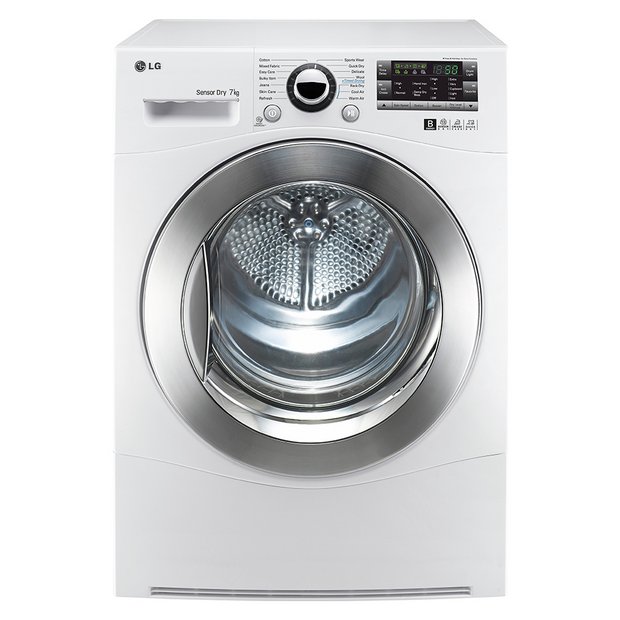 Buy LG RC7066A2Z 7KG Condenser Tumble Dryer White at Argos.co.uk Your Online Shop for Tumble