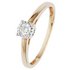 Revere 9ct Gold 0.10ct Diamond Solitaire Ring