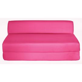 Argos Home Small Double Fabric Chair Bed - Funky Fuchsia