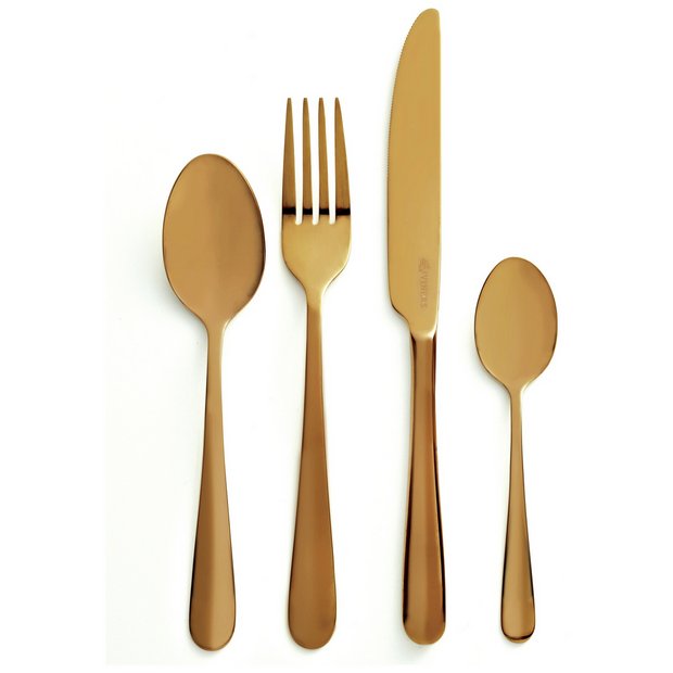 Buy Viners Bronze Titanium 16 Piece Boxed Cutlery Set at Argos.co.uk
