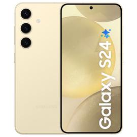 SIM Free Samsung Galaxy S24 5G 256GB AI Mobile Phone Yellow