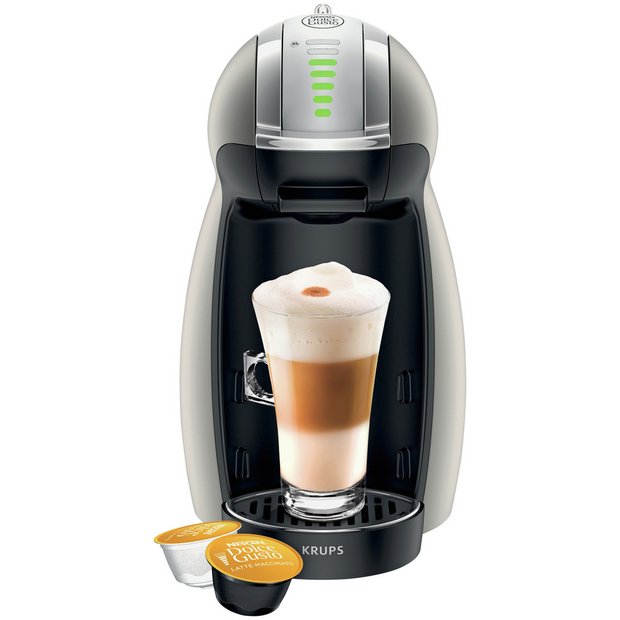 Buy NESCAFE Dolce Gusto Genio Automatic Coffee Machine Titanium Coffee machines Argos