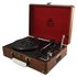 GPO Attache 3 Speed Portable USB Turntable - Vintage Brown