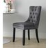 Argos Home Princess Velvet Dining Chair - Charcoal
